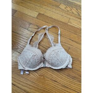 Victoria's Secret Nude Lace Bra 32B